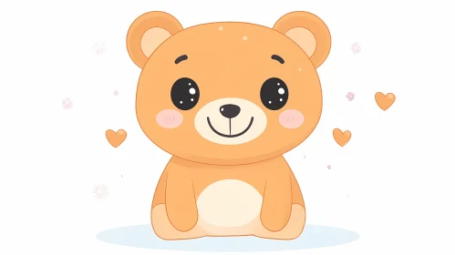 Kawaii Bear Drawing