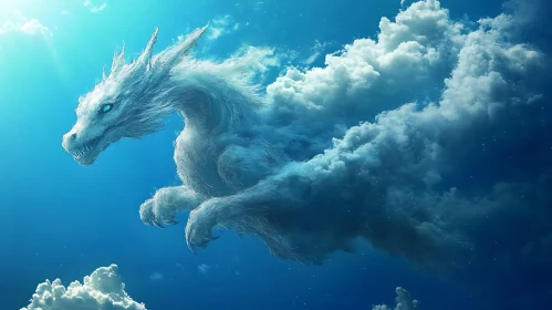 Celestial Dragon in the Sky