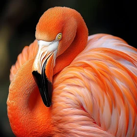 Close-Up of a Flamingo