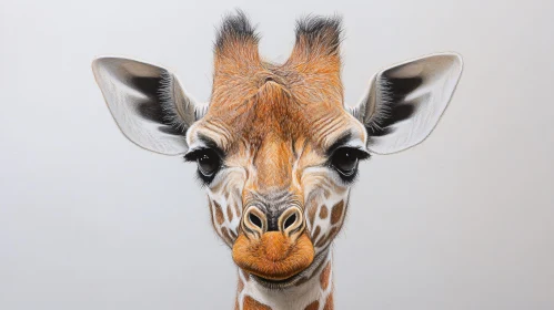 Close-Up of a Giraffe