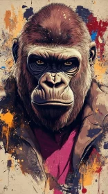 Abstract Gorilla Expression
