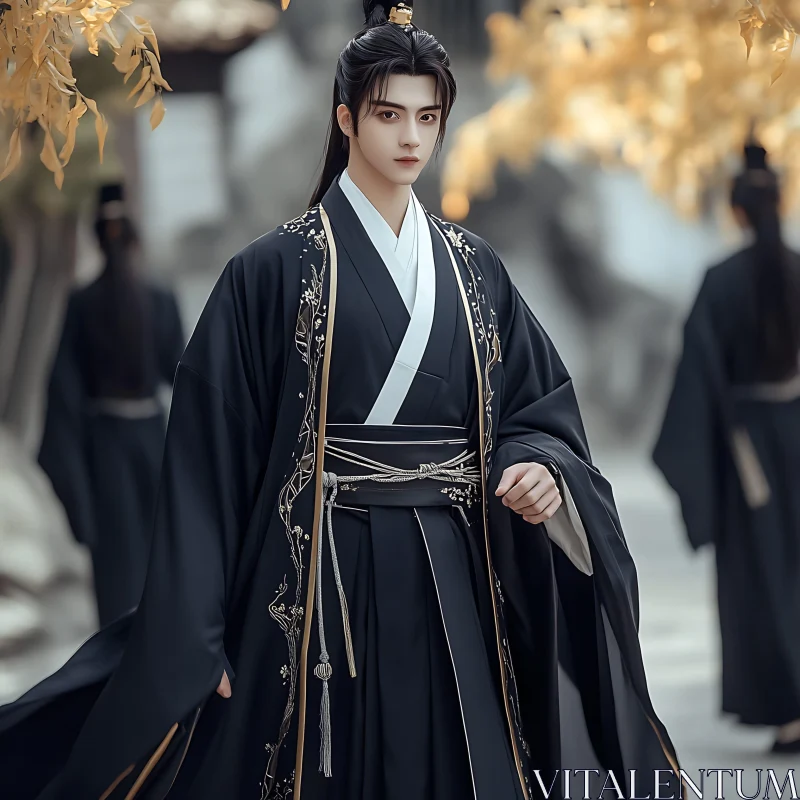 AI ART Portrait of Man in Hanfu