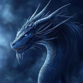 Azure Dragon Portrait