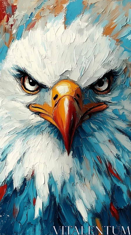 AI ART Fierce Eagle Art