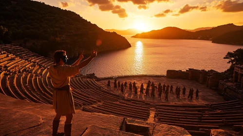 Sunset Spectacle at the Ancient Theater