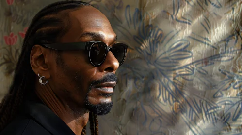 Elegant Side Profile of Snoop Dogg