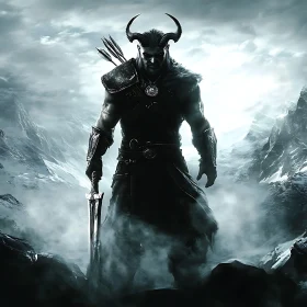 Fantasy Warrior with Sword