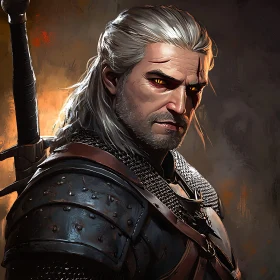 Geralt of Rivia - Witcher Portrait