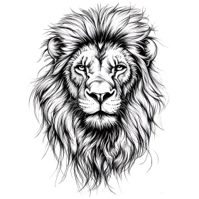 Monochrome Lion