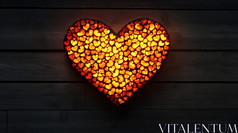 Heart of Hearts: A Warm Glow AI Image