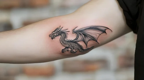 Dragon Tattoo Art on Arm