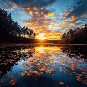 Lake at Sunset