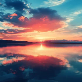 Sunset Over Still Waters