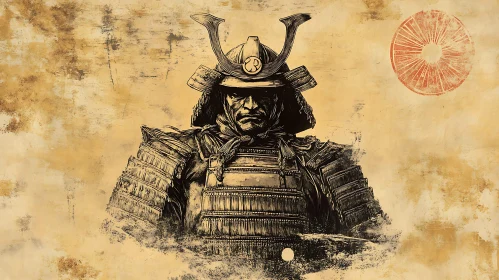 Ancient Japanese Samurai Art Print