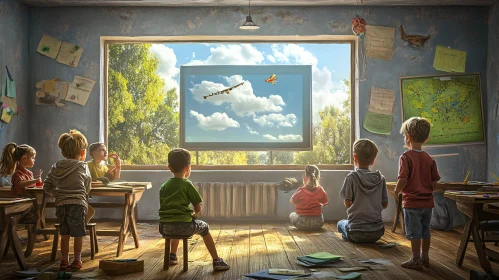 Classroom Sky Screen