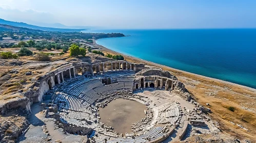 Ruined Amphitheater by the Sea