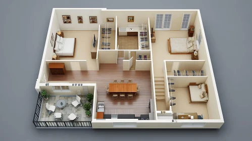 Architectural Floor Plan Visualization