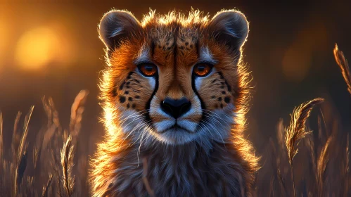 Golden Light on the Cheetah