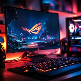 Futuristic Gaming Computer Desk
