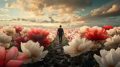 Floral Meadow Journey Art