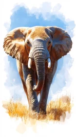 Elephant on Safari