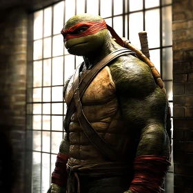 Teenage Mutant Ninja Turtle: Raphael Close-up