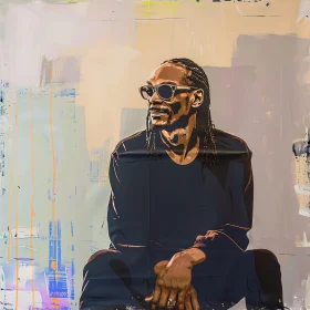 Modern Art: Snoop Dogg in Sunglasses