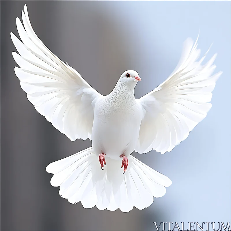 Dove of Peace Soaring AI Image