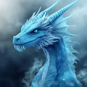 Azure Dragon Portrait