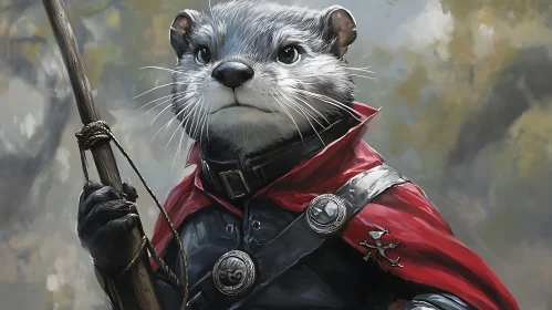 Noble Otter Character Portrait