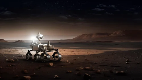 Exploring Mars: A Martian Rover Unveils a Mysterious Light