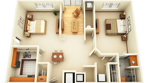 Apartment Blueprint Design