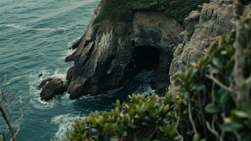 Rugged Coastline Landscape | Majestic Rock Formation