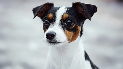 Curious Canine Close-Up