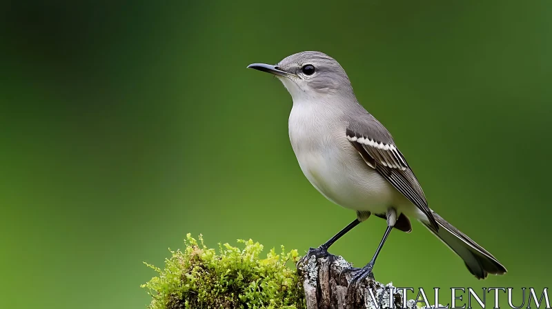 Northern Mockingbird Close-up AI Image