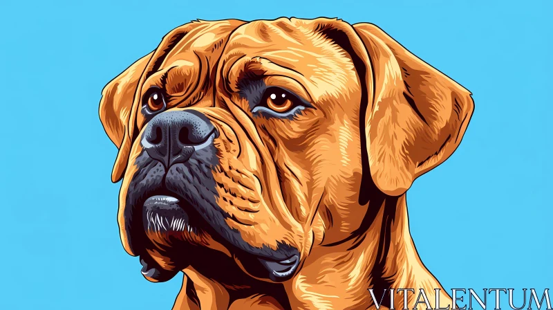 AI ART Artistic Dog Portrait