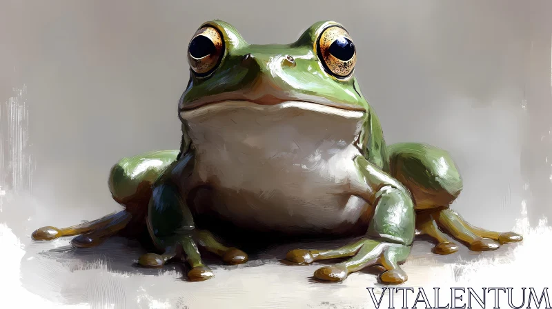 Frog Artwork AI Image