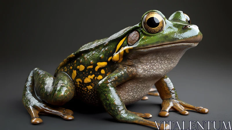 Nature's Intricate Frog AI Image