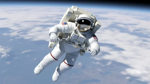Astronaut in Space: Captivating Image of Graceful Exploration