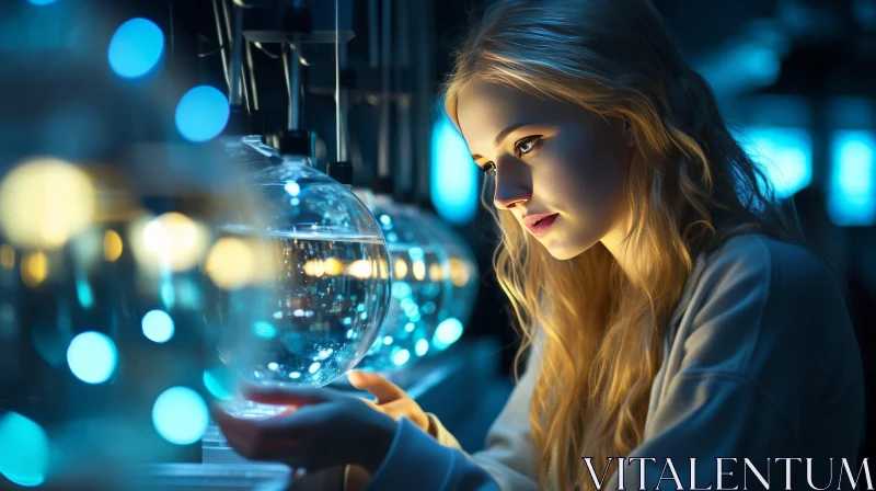 Enchanting Glass Spheres: A Captivating Exploration of Science and Beauty AI Image