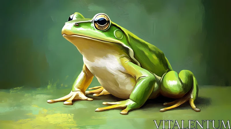 AI ART Artistic Frog Imagery