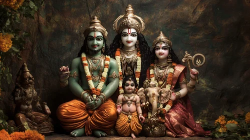 Sacred Family: A Portrait of Deities