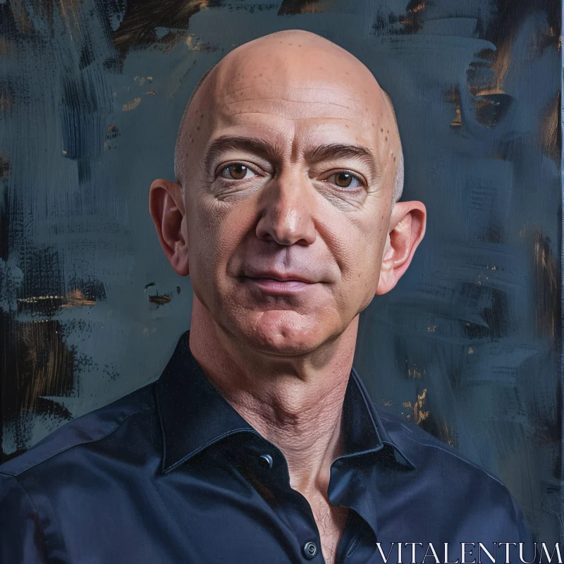 AI ART Realistic Jeff Bezos Painting