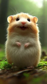 Charming Fluffy Hamster