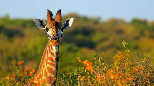 Giraffe in the Wild