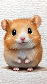 Adorable Hamster Portrait