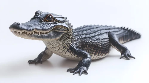 Detailed View of an Alligator