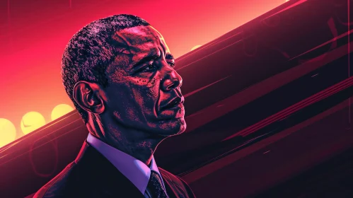 Barack Obama Art Illustration