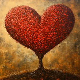 Tree of Hearts Artistic Expression