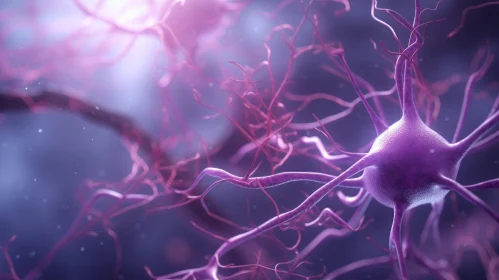 Purple Neuron - Photorealistic Rendering with Selective Focus